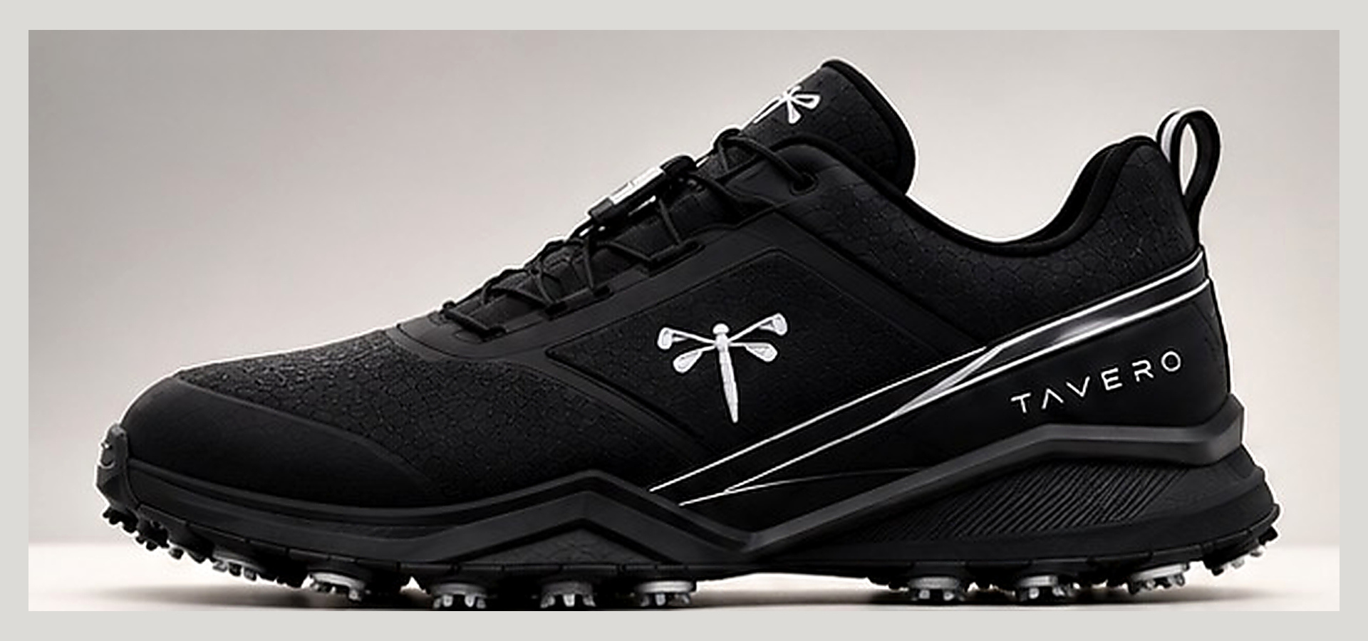 TAVERO black golf shoe