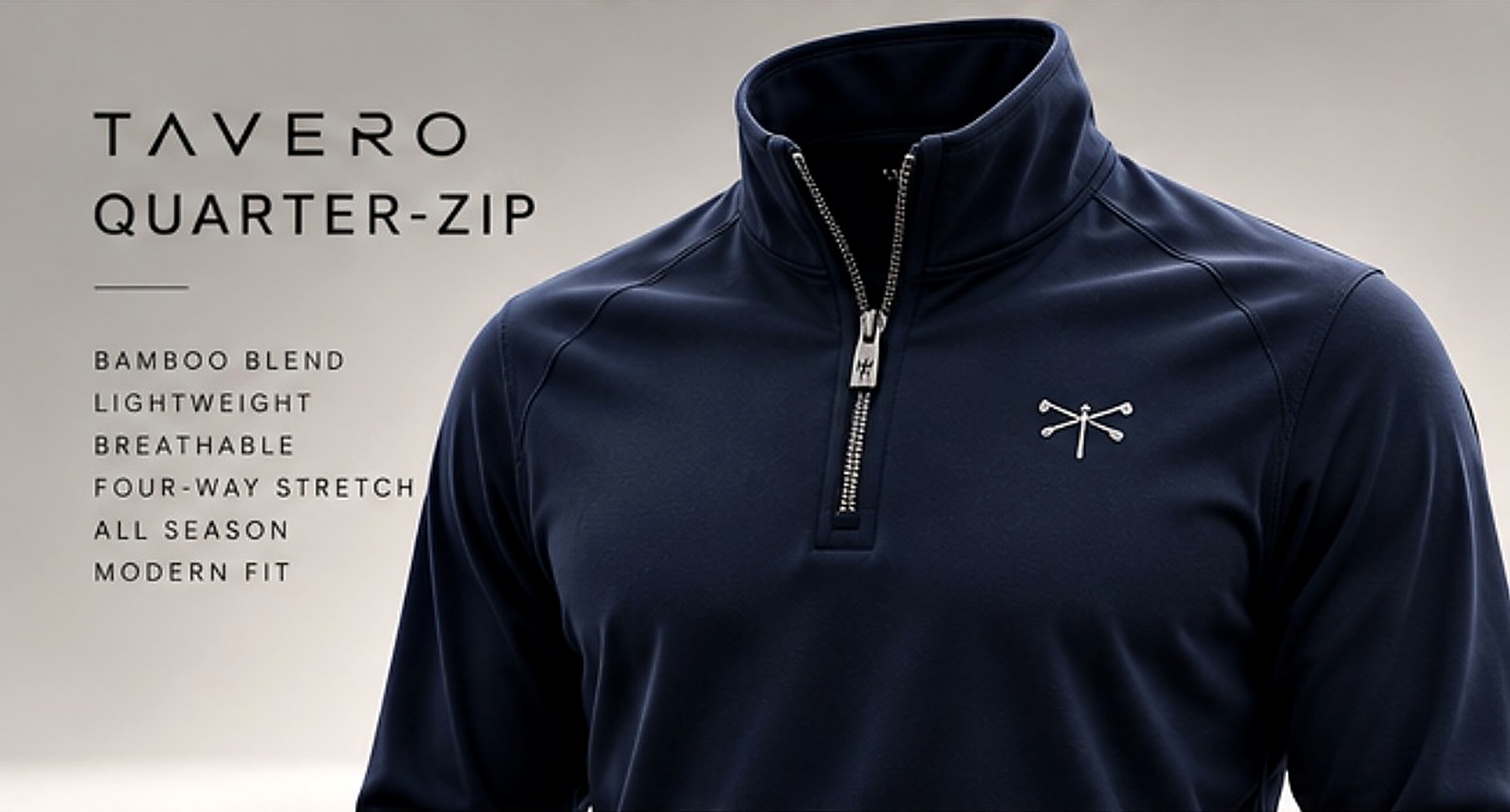 TAVERO quarter zip collection